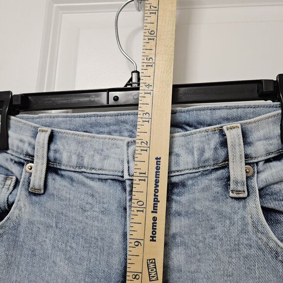 Gap Hi-Rise Stride Ankle Jeans Women's 16 (35x26) Blue Wide Leg Light Wash VGUC - Picture 5 of 7